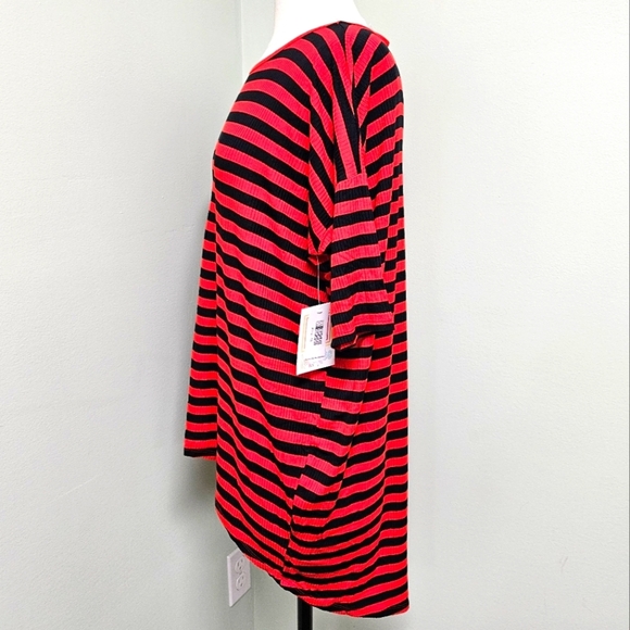 Lularoe Irma Striped Tunic Shirt Medium - Picture 5 of 8